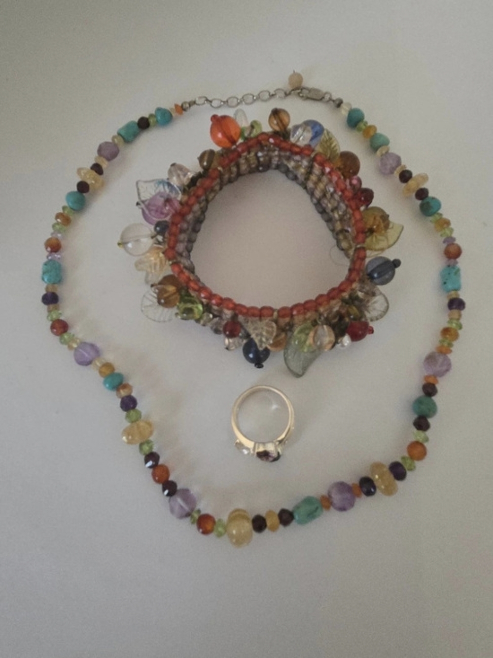 Multicolor Beaded Jewelry Set